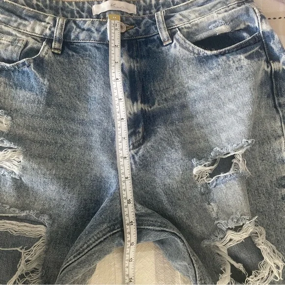 KanCan Collie High Rise Mom Jeans Distressed Blue‎ Jeans size 9/28 - Picture 12 of 14